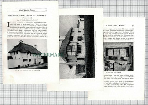 The White House Caistor Norfolk  - c.1926 Article
