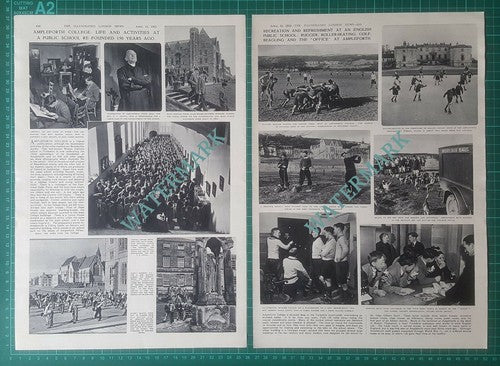 Ampleforth College Yorkshire Rev P Massey Martin Haigh Nevill  - 1952 Article