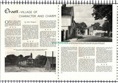 Orsett Essex Hall Farm Lorkins Sir Francis Whitmore - 1964 Article / Print