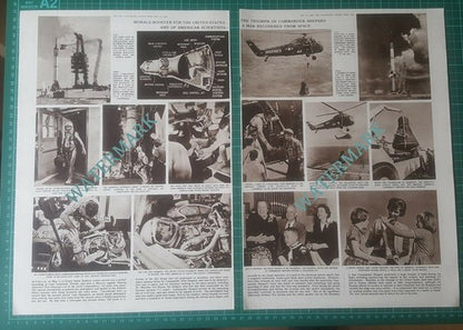 Comm Alan Shepard Space Launch Lake Champlain - 1961 Article