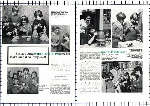 (6541) Rodings Primary School Leaden Roding Nunn Sorrell Hurrell  - 1969 Article