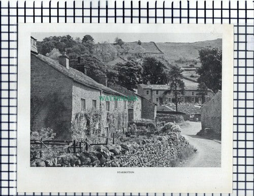 Hubberholme Church / Starbotton Yorkshire  - 1951 Clipping / Print