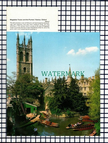 (7201) Magdalen Tower & Punters Station Oxford - 1970s Cutting