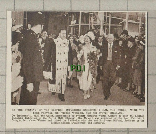 C636) Kelvin Hall Glasgow Victor Warren Steven Bilsland Scottish Industries 1949