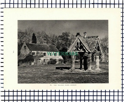 (7462) Ockley Surrey / Leith Hill Tower  -  1949 Print / Cutting