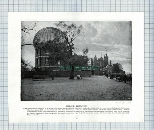 X1891) Wimbledon Common London  / Greenwich Observatory - c.1900 Book Print