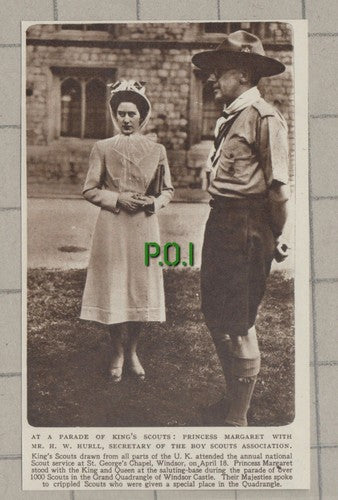 C1410) Mr H W Hurll Boy Scouts Association King's Scouts  - 1948 Clip