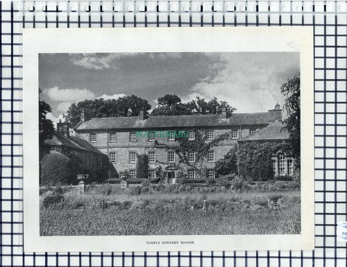 Temple Sowerby Manor - 1951 Cutting / Print