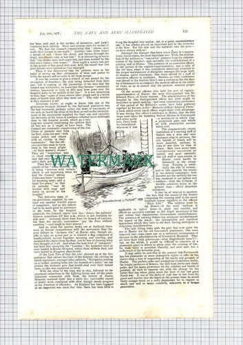 Haslar Naval Hospital Portsmouth  - 1897 Article