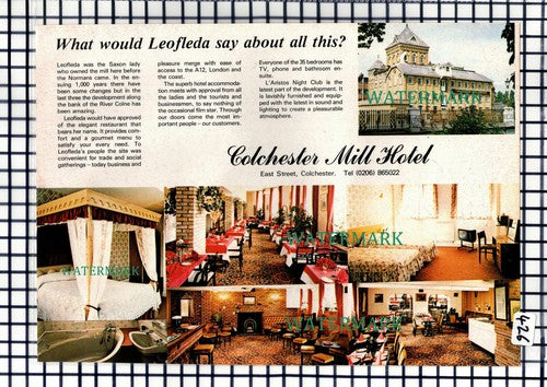 Colchester Mill Hotel Essex L'Aristos Advert - 1984 Cutting