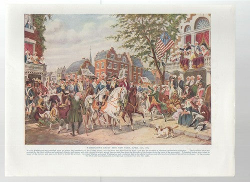 George Washington   New York  -     c.1930s Print