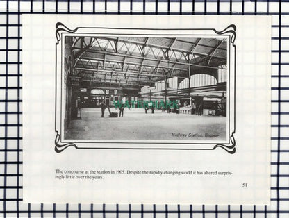 C6945) Clarence Road Bognor / Bognor Railway Station - Double-Sided Cutting