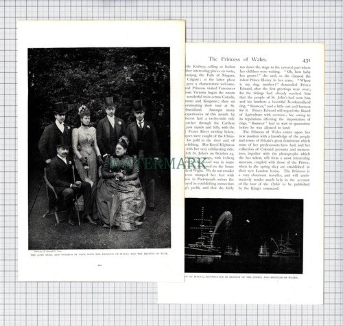 The Princess Of Wales The OPHIR York House St James's -  c.1900  Article
