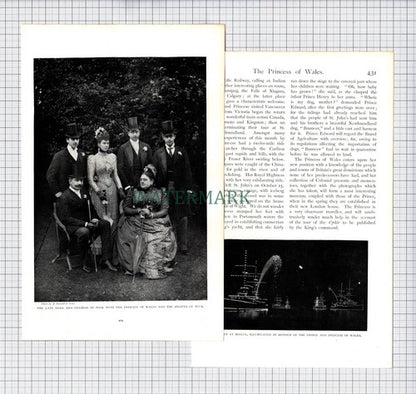 The Princess Of Wales The OPHIR York House St James's -  c.1900  Article