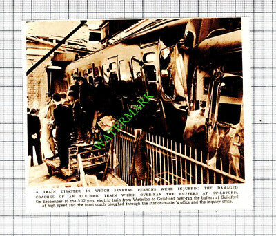 Guildford Surrey Train Crash - 1953 Small Cutting