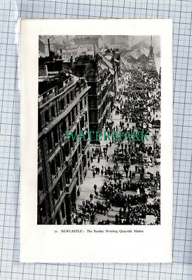 C4501) Quayside Market Newcastle c.1939 Clip