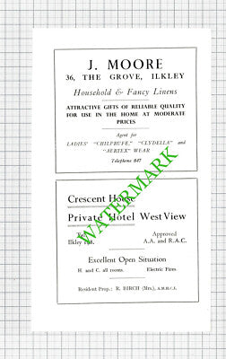 Dacre Son & Hartley Ilkley Yorkshire / J Moore / Crescent House  - 1962 Cutting
