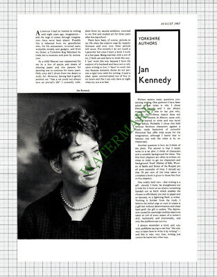 Jan Kennedy Author Yorkshire  - 1967 Article