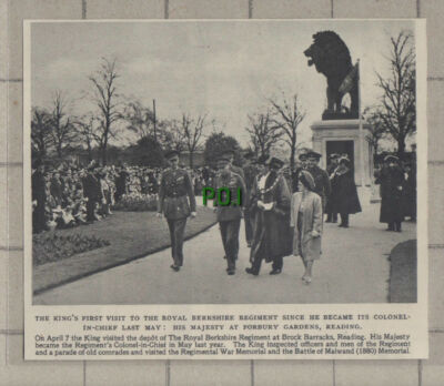 C1262) Royal Berkshire Regiment Forbury Gardens Brock Barracks Reading - 1948