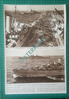 (X443) Ships VANGUARD IMPLACABLE & CLEOPATRA Spring Cruise - 1950 Clip