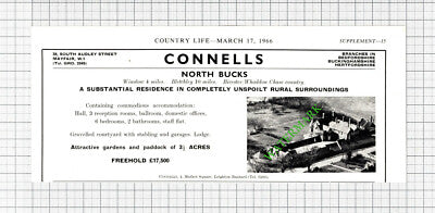 Winslow Buckinghamshire House Sale Advert - 1966 Cutting