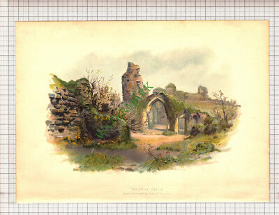 9863) Hastings Castle   - c.1900 Print