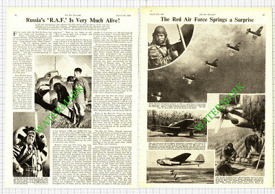 Russian RAF Russia Red Air Force WW2 World War Two - 1941 Article