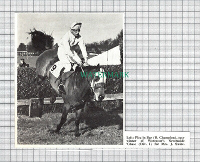 C4069) Plea In Bar Horse Severnside Chase Mrs J Swire R Champion - 1969 Clip