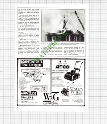 Barking Essex Library - 1989 Article
