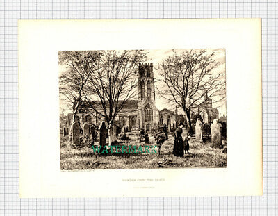 X1043) Howden Church England - c.1895 Print