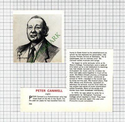 C7973) Peter Canwell Great Ayton Stokesley School  - 1976 2-Part Cutting