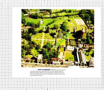 Burghley House Cambridgeshire / Bury St Edmunds Suffolk  c.1990s Cutting / Print