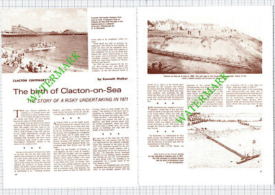 Clacton On Sea Essex  - 1971 Article