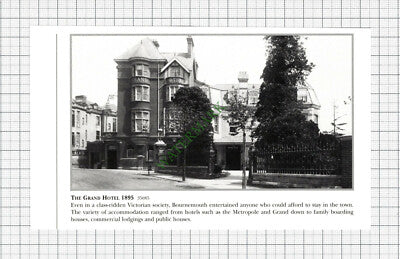 C7954) Bournemouth Pavilion Gardens / Grand Hotel - Cutting