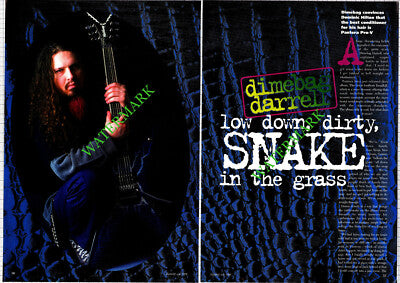 Dimebag Darrell Pantera - 1996 Article