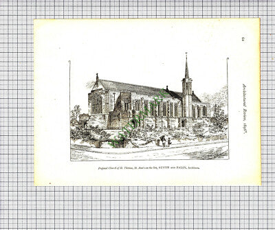 9360) Stewards House Norfolk Ernest George / St Thomas St Ann's On Sea - 1896