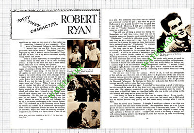 Robert Ryan Actor - 1949 Article