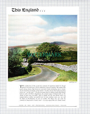 (X487) Ingleborough Yorkshire Bass And Worthington Advert - 1950 Clip