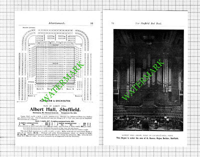 The Albert Hall Sheffield - 1912 2-Part Cutting
