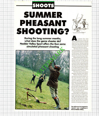 William Thatcher Nadder Valley Sport - 1990 Article