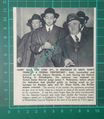 C2639) Harry Gold Atom Spy Philadelphia - 1950 Clip