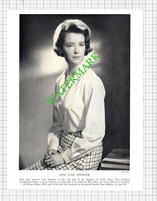 Miss Jane Spencer Home Farm East Haddon Lt PR Stopford - 1966 Cutting