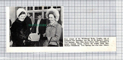 C5366) Miss Jayne Owen George Owen Mrs Michael Whitbread - 1969 Clip