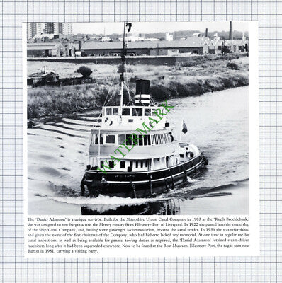 Daniel Adamson Tug Ship Ralph Brocklebank  - Cutting