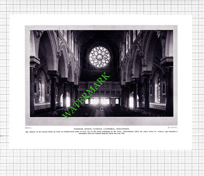 Church of the Sacred Heart Roscommon  - 1920's Cutting / Print