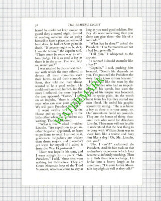 Abraham Lincoln L E Chittenden - 1961 Article