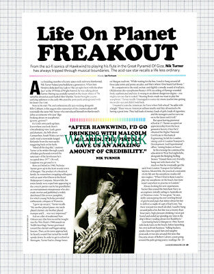 (X424) Nik Turner Hawkwind - 2015 Magazine Article