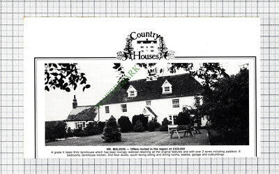 C7823) Maldon Essex House Sale -  c.1988 Cutting