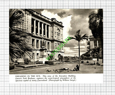 Executive Building Queen's Park Brisbane Australia - 1960s Cutting