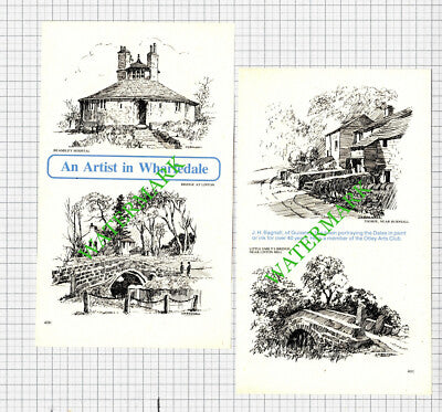 J H Bagnall Guiseley Artist Beamsley Thorpe Burnsall - 1984 2-Part Cutting